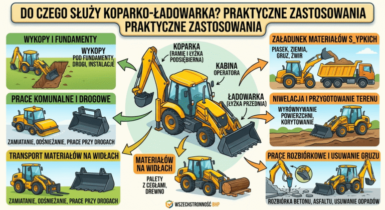 Do czego służy koparko-ładowarka? Praktyczne zastosowania